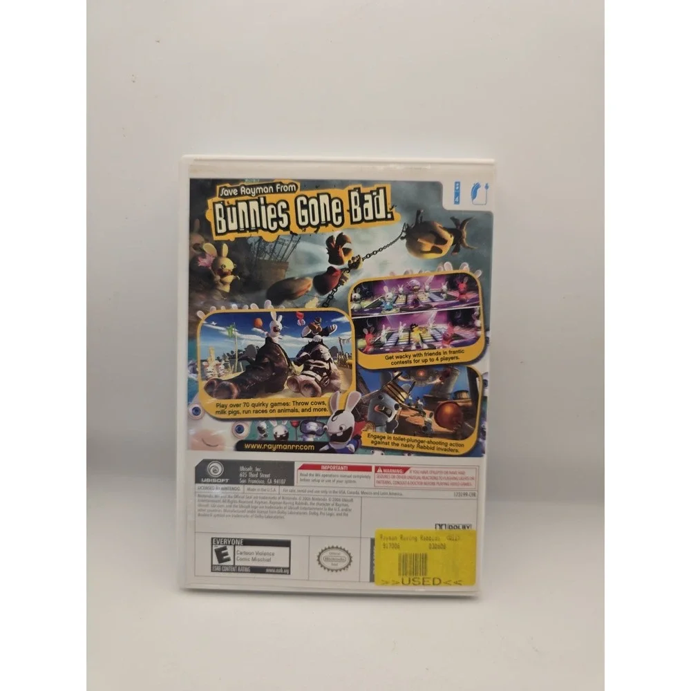 Rayman Raving Rabbids (Nintendo Wii) Tested - Complete